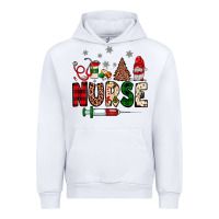 White nurse Christmas Urban Hoodie - JahusDesignShop