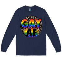 Navy Gay af Long Sleeve Tee - FaDigitalArtStudio