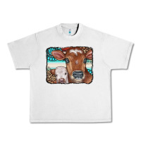 Lunar Rock Cows Serape Leopard Gemstone Urban Heavy Tee - CowCowDesign