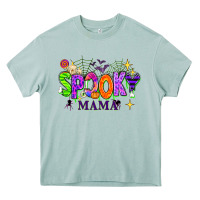 Arona Halloween Spooky Mama Heavy Core Tee - texasbilliewilder