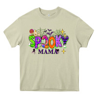Mossy Halloween Spooky Mama Heavy Core Tee - texasbilliewilder