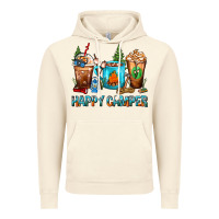 Vintage Artic Happy Camper Coffee Cups Vintage Hoodie - FaDigitalArtStudio