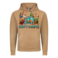 Vintage Camel Happy Camper Coffee Cups Vintage Hoodie - FaDigitalArtStudio