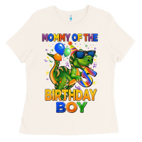 Bone mommy of the 5 th birthday boy t rex Ladies Tee - CowGirlArtShop