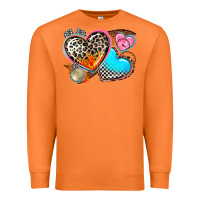 Carrot western leopard  racing  hearts Premium Sweatshirt - AdoDesignShop