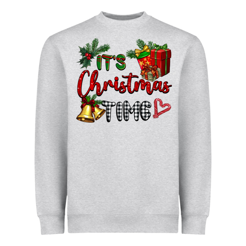 It's Christmas Time Heavyweight Sweatshirt by BarkalooDesign | Teevron