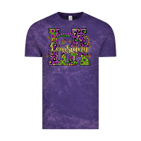Cloud Purple louisiana mardi gras Vintage Tee - OliviaCreatesArt
