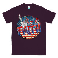 Plum faith usa Classic Tee - CowGirlArtShop