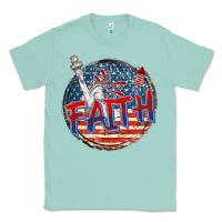 Seafoam faith usa Classic Tee - CowGirlArtShop