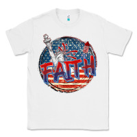 White faith usa Classic Tee - CowGirlArtShop