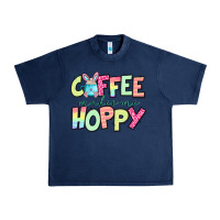 Navy coffee makes me hoppy easter Urban Heavy Tee - Jasminsmagicworld