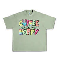 Oil Green coffee makes me hoppy easter Urban Heavy Tee - Jasminsmagicworld
