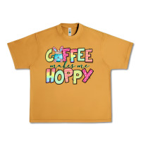 Peanut Butter coffee makes me hoppy easter Urban Heavy Tee - Jasminsmagicworld
