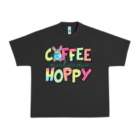 Pigment Black coffee makes me hoppy easter Urban Heavy Tee - Jasminsmagicworld