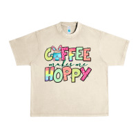Sandshell coffee makes me hoppy easter Urban Heavy Tee - Jasminsmagicworld