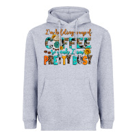 Heather Grey i am holding a cup of coffee so yeah iam pretty bu Heavyweight Hoodie - AdoDesignShop