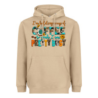 Mushroom i am holding a cup of coffee so yeah iam pretty bu Heavyweight Hoodie - AdoDesignShop