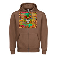Chestnut cinco de mayo sombrero skull Zipper Hoodie - BarkalooDesign