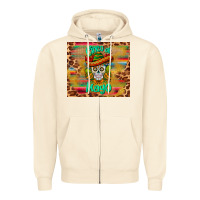 Sandshell cinco de mayo sombrero skull Zipper Hoodie - BarkalooDesign