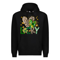 Black Lucky Saint Patricks Day Premium Hoodie - CowhideDigitalArt