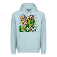 Blue Mist Lucky Saint Patricks Day Premium Hoodie - CowhideDigitalArt