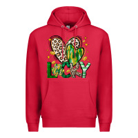 Cardinal Lucky Saint Patricks Day Premium Hoodie - CowhideDigitalArt