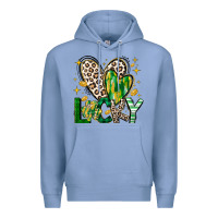 Colony Blue Lucky Saint Patricks Day Premium Hoodie - CowhideDigitalArt