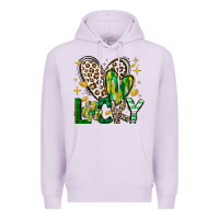Lilac Lucky Saint Patricks Day Premium Hoodie - CowhideDigitalArt