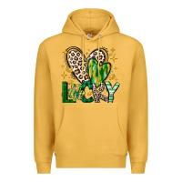Mustard Lucky Saint Patricks Day Premium Hoodie - CowhideDigitalArt