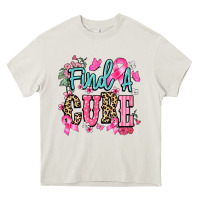 Cream find a cure Heavy Core Tee - NancyCooperArtShop