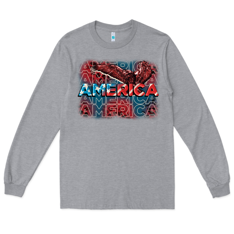 America America America America 4th Of July Long Sleeve Tee by FaDigitalArtStudio | Teevron