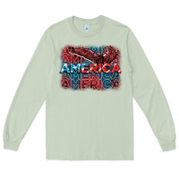 Matcha America america america america 4th of july Long Sleeve Tee - FaDigitalArtStudio