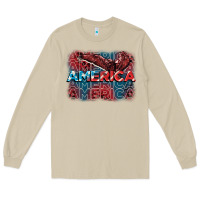 Mushroom America america america america 4th of july Long Sleeve Tee - FaDigitalArtStudio