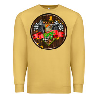 Antique Gold race coasters Premium Sweatshirt - AdoDesignShop