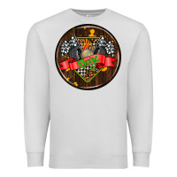 Dove Grey race coasters Premium Sweatshirt - AdoDesignShop