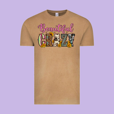 Beautiful Crazy Vintage Tee Designed By Oliviacreatesart