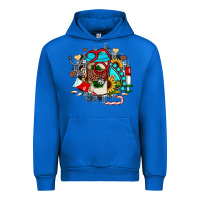 Cobalt Christmas sunflower gemstone nurse Urban Hoodie - JahusDesignShop