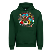Forest Green Christmas sunflower gemstone nurse Urban Hoodie - JahusDesignShop