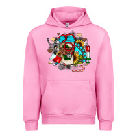 Fuchsia Pink Christmas sunflower gemstone nurse Urban Hoodie - JahusDesignShop