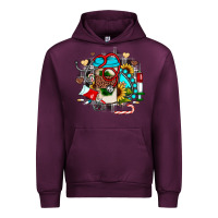 Mauve Wine Christmas sunflower gemstone nurse Urban Hoodie - JahusDesignShop