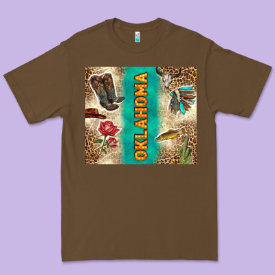 Oklahoma Premium Tee Designed By Tumblerdesignbyshophia