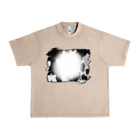 French Oak Cowhide Bleached Urban Heavy Tee - CowCowDesign