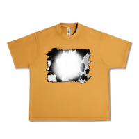 Peanut Butter Cowhide Bleached Urban Heavy Tee - CowCowDesign