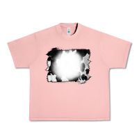 Salmon Cowhide Bleached Urban Heavy Tee - CowCowDesign