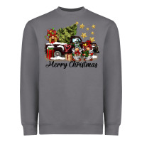 Storm merry christmas gnomes truck Heavyweight Sweatshirt - BarkalooDesign