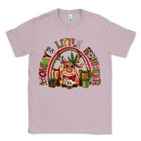 Lilac mommys little reindeer christmas Classic Tee - CowGirlArtShop