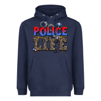 Navy police life Heavyweight Hoodie - AdoDesignShop
