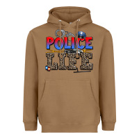 Police Life Heavyweight Hoodie | Teevron
