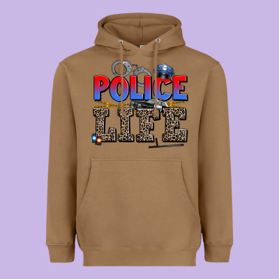 Police Life Heavyweight Hoodie Designed By Adodesignshop