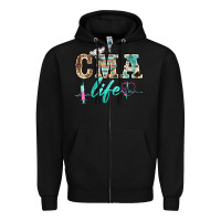Black western nurse cma life Zipper Hoodie - BarkalooDesign